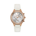 Caravelle New York Women's White Strap Watch